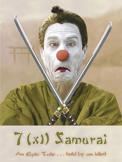 7 by 1 Samurai promotional card image, with title below.